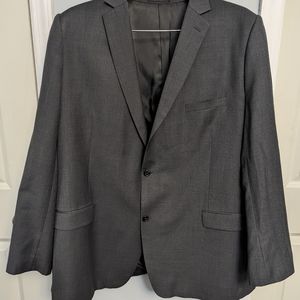 Joseph Abboud Men's Suit, Wool blend, 50L/44L, Gray, fully lined